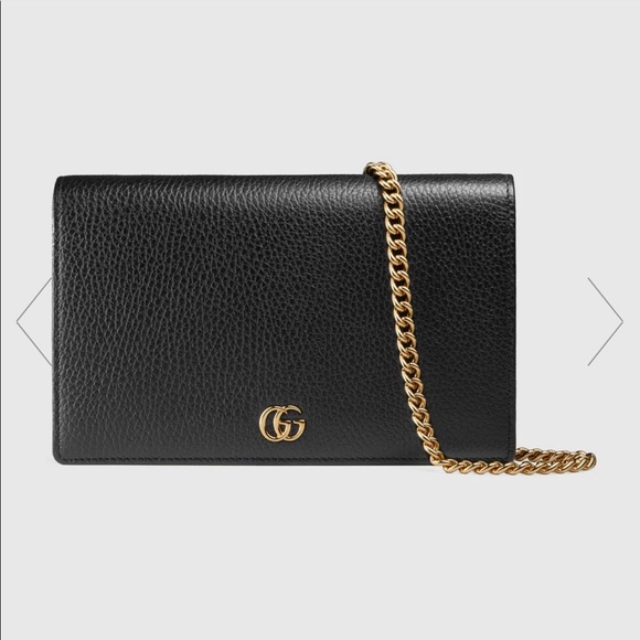 Gucci Handbags - AUTHENTIC CLASSIC GUCCI WALLET ON CHAIN WITH DUSTBAG AND AITHENTICATION PAPERS